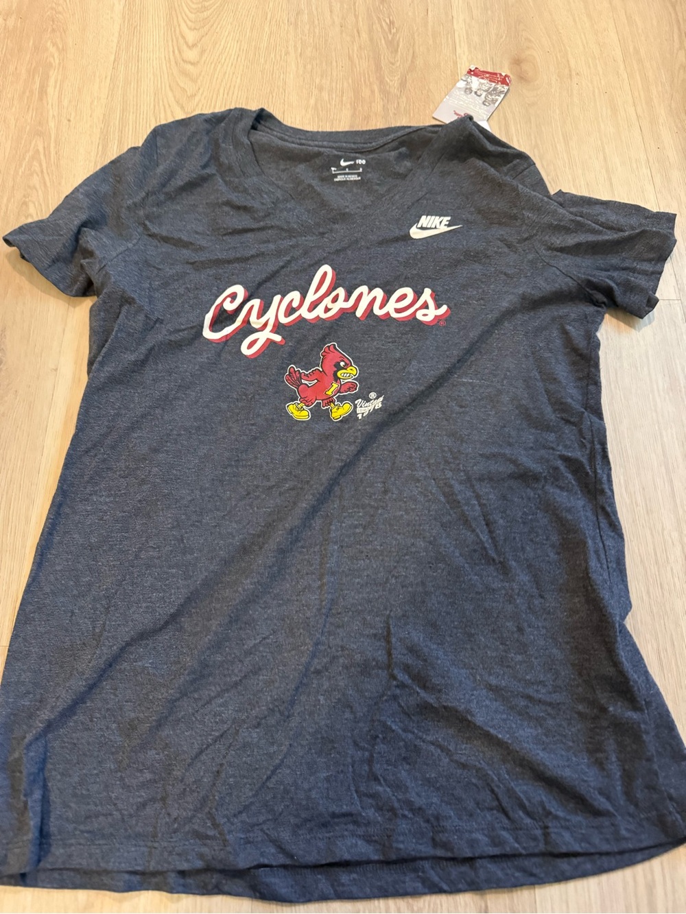 Nike Women's Cyclones Graphic Tee - Navy large
